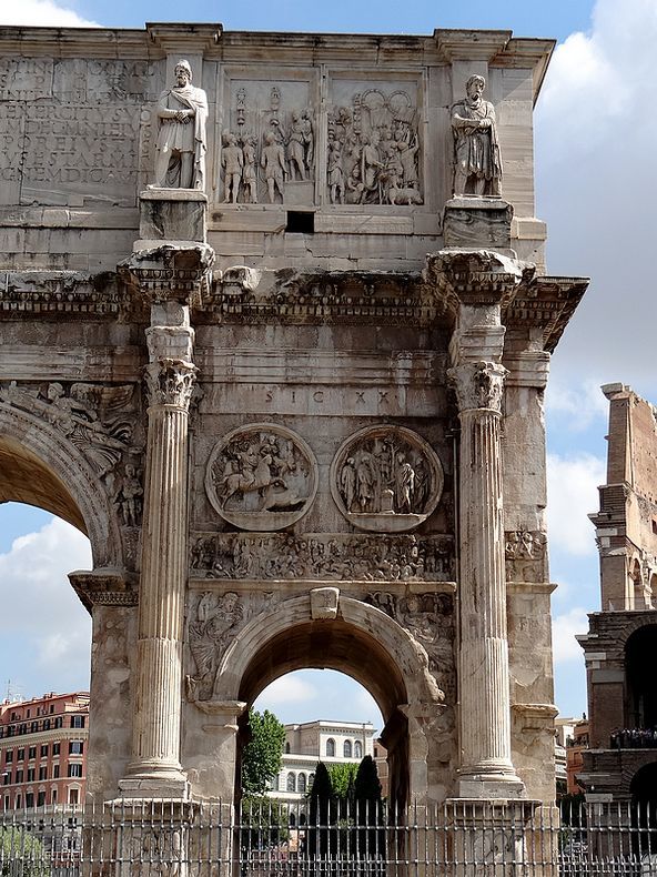 ————将近两千年的古罗马建筑:君士坦丁凯旋门现状一瞥!————