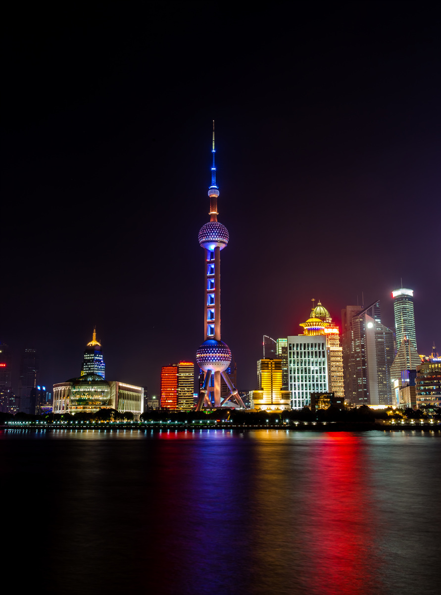 上海的夜色和晨景