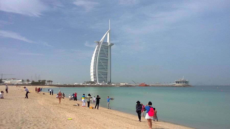迪拜海滩风光