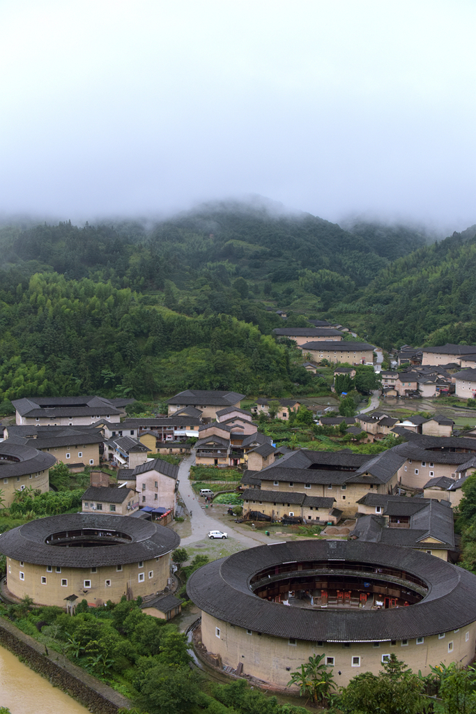 南靖土楼(1)——河坑土楼群