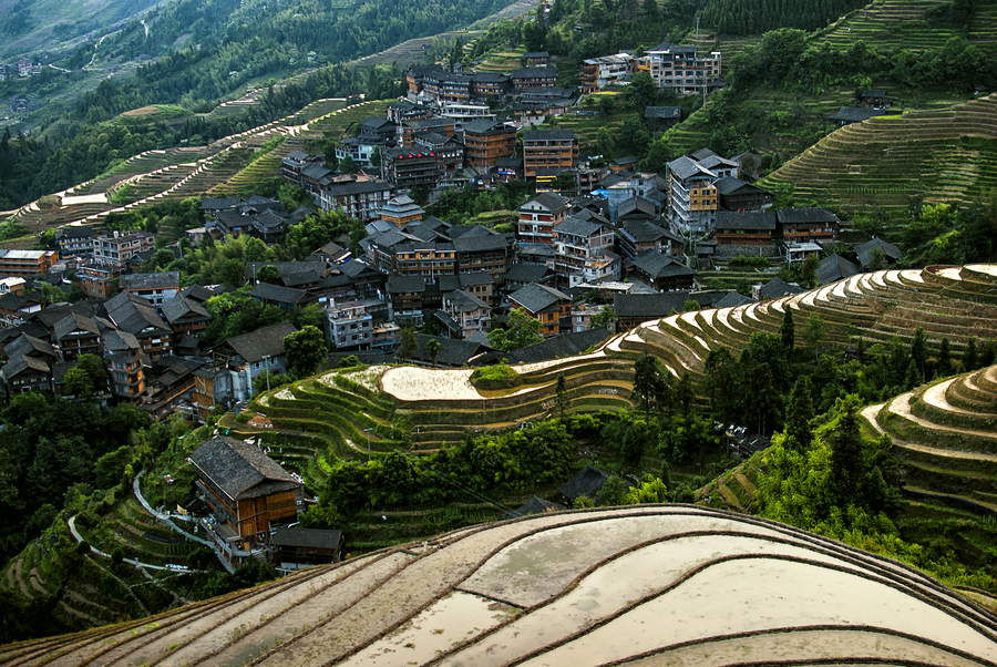 的是平安壮寨和金坑红瑶梯田(大寨梯田)两大景区,分别代表壮族和瑶族