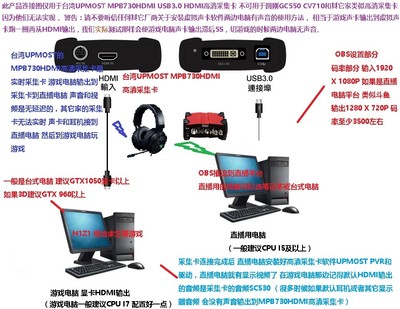 绝地求生--台湾UPMOST MPB730HDMI USB3