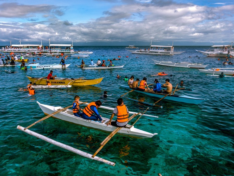 菲律宾 宿务薄荷岛的海