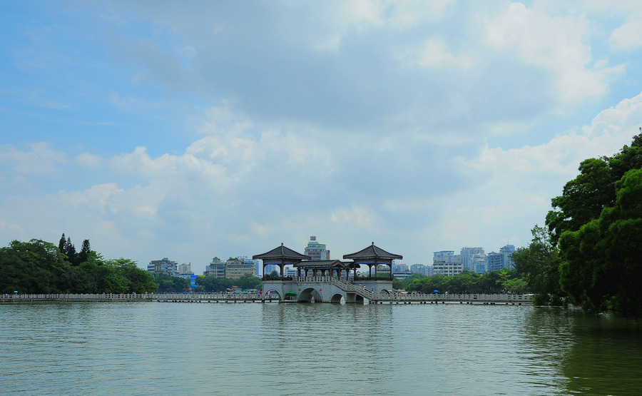 平湖景色!