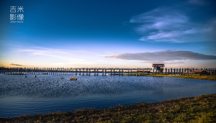 【【油画桥】--缅甸乌本桥摄影图片】风光摄影