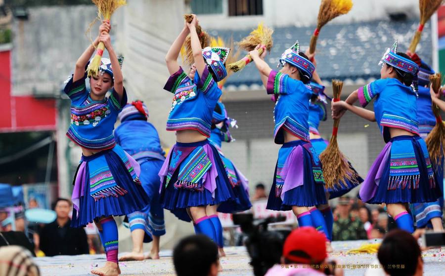 罗城·第三届仫佬族依饭文化旅游节-依饭节开节仪式(1)