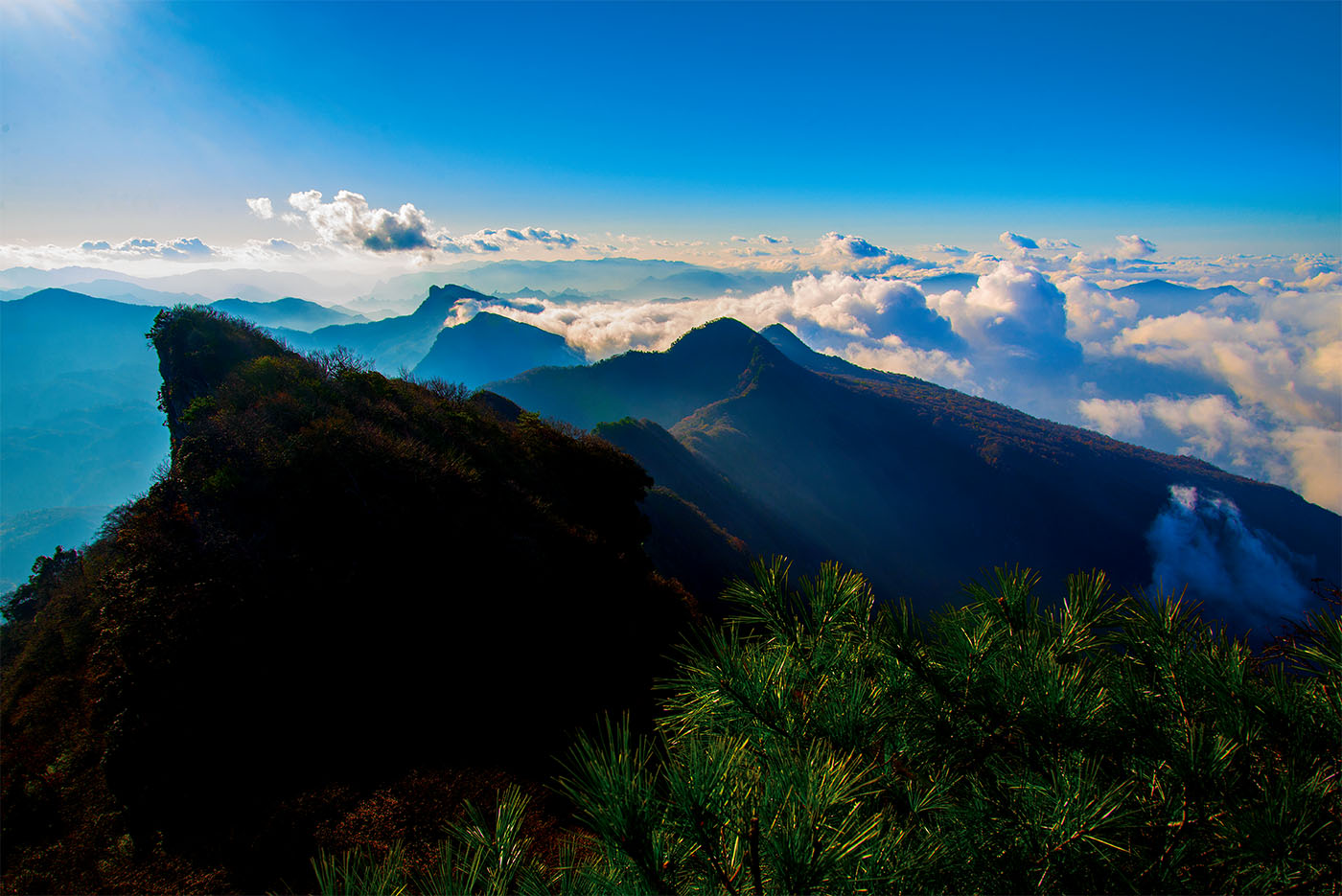 一揽群山