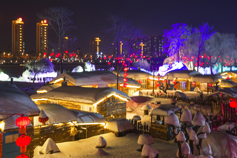 雪村夜色