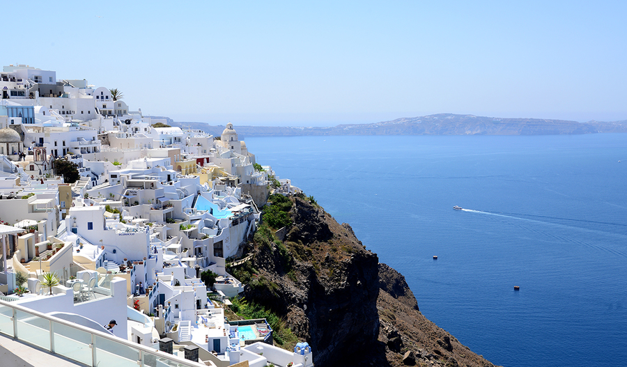 【南欧、中欧6国旅游图片--希腊 圣托里尼岛(上