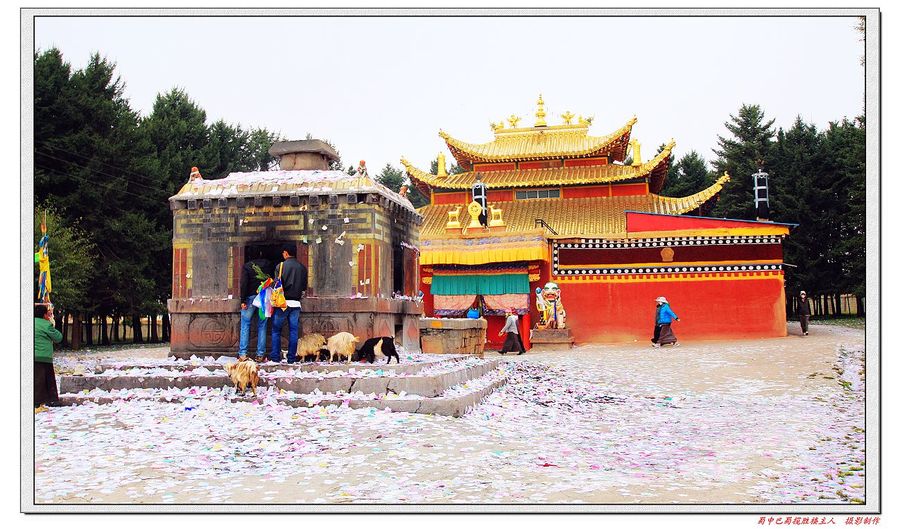 恢弘壮美的藏传佛教寺院一一阿坝格尔登寺揽胜杂片之一