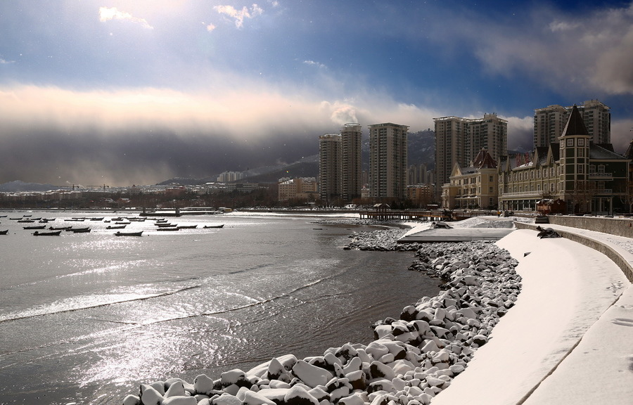 烟台雪景  2