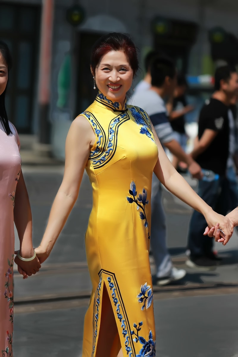【上海影视乐园的旗袍文化艺术节 2摄影图片】风光_网