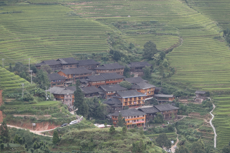 龙胜龙脊梯田―大寨红瑶梯田景观2