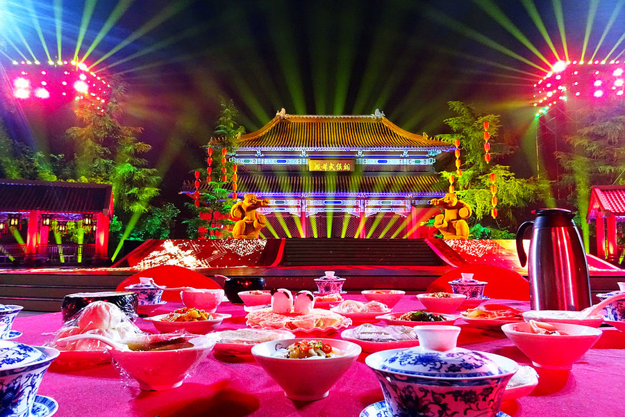 武侯祠今夜灯光璀璨