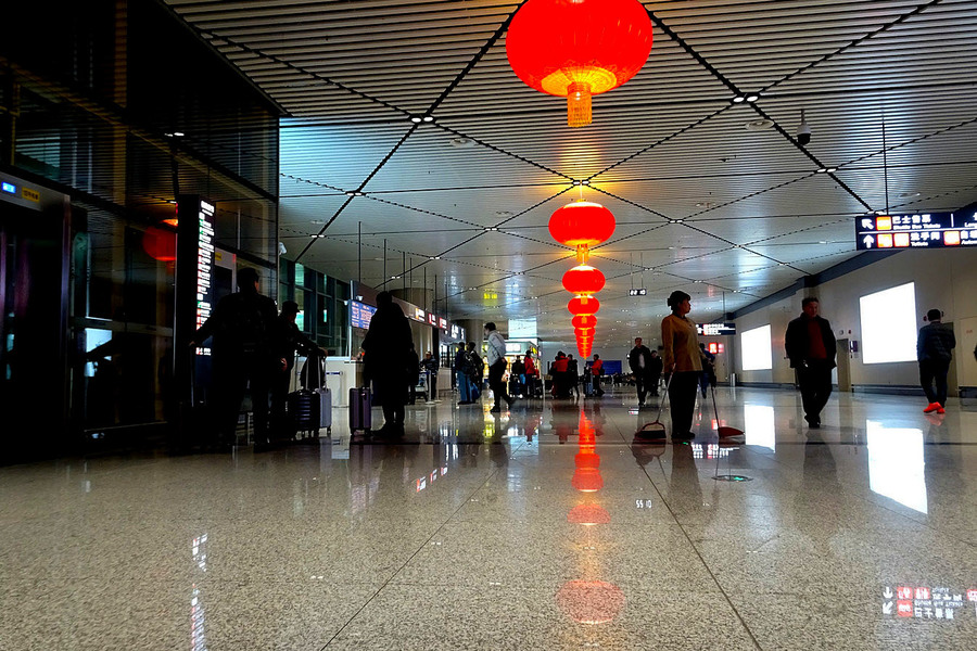 哈尔滨迎来今年的一场雪