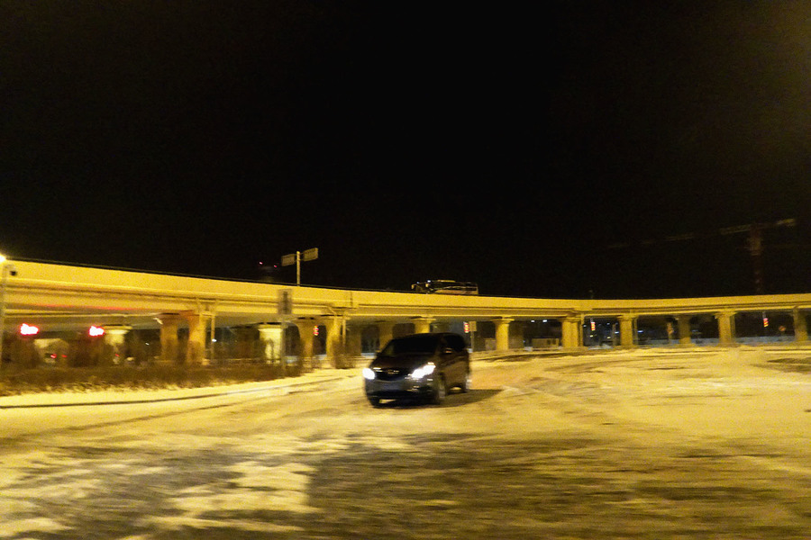 哈尔滨迎来今年的一场雪