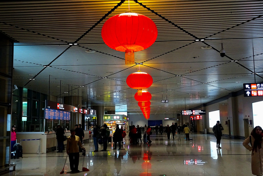 哈尔滨迎来今年的一场雪