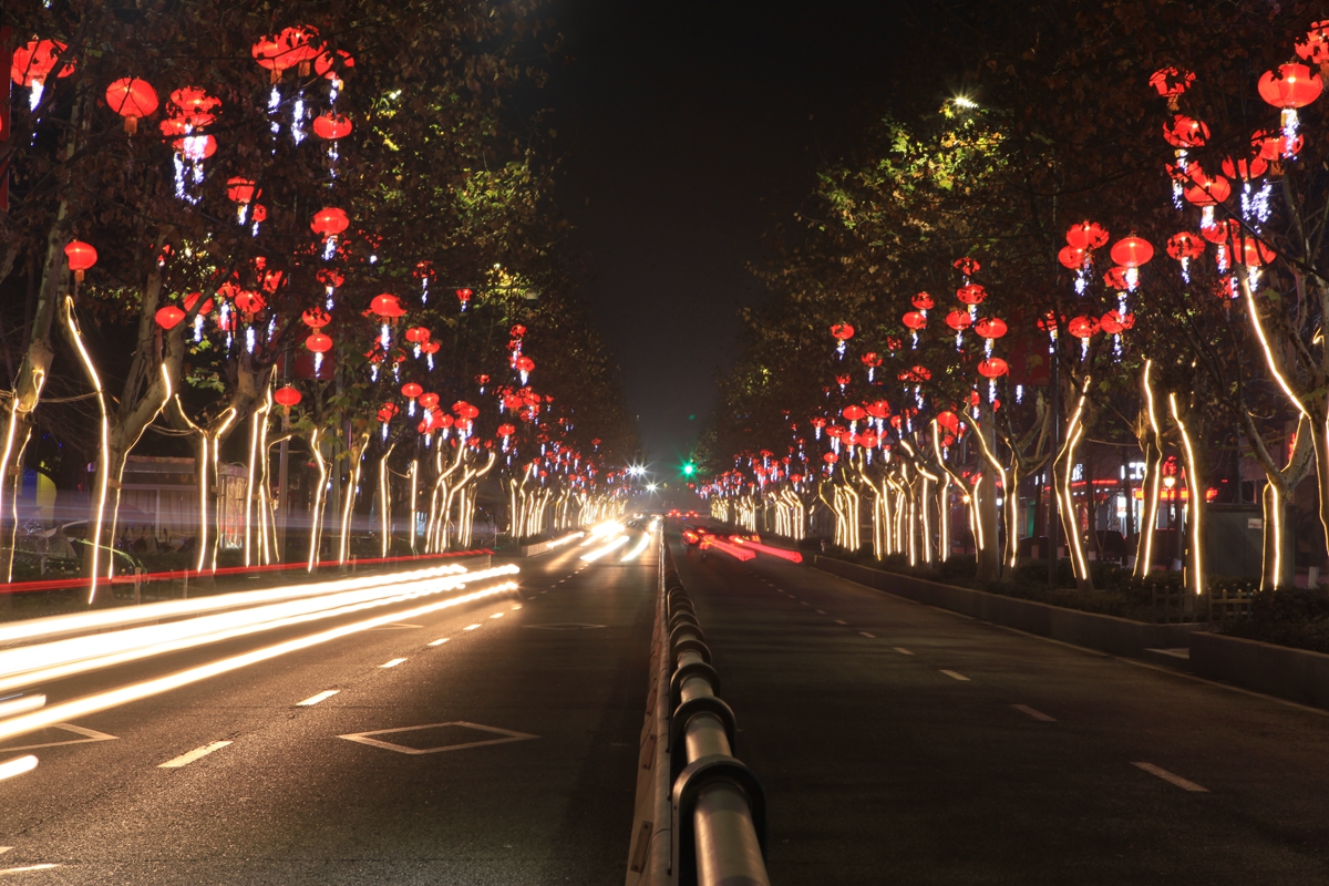 新春夜景一组祝愿大家新春快乐