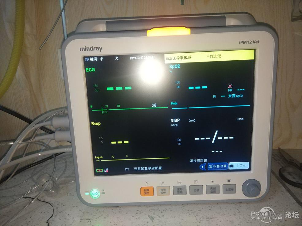 迈瑞mindray ipm12 vet心电监护仪搭配台湾upmost mpb