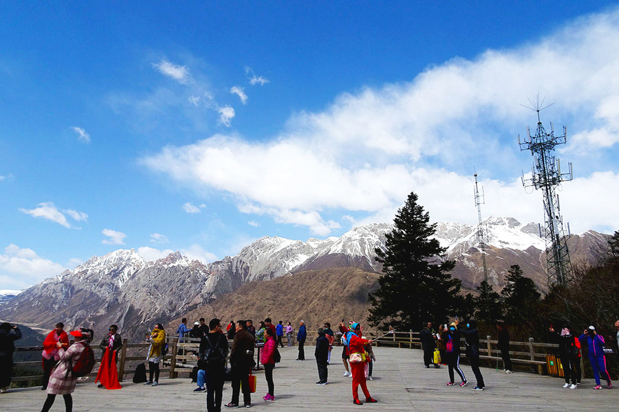 黄龙风景区望龙坪景点