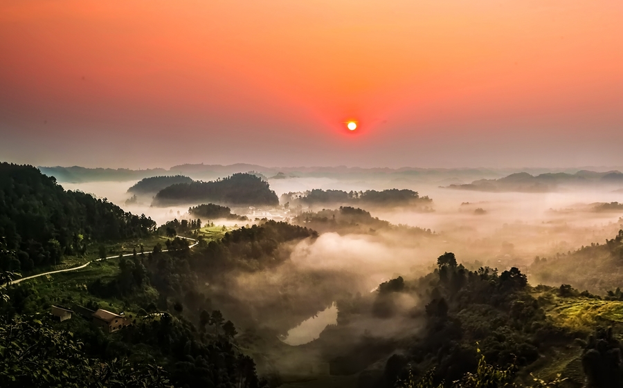 云雾山川 骑龙坳