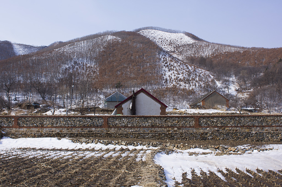 山村雪景