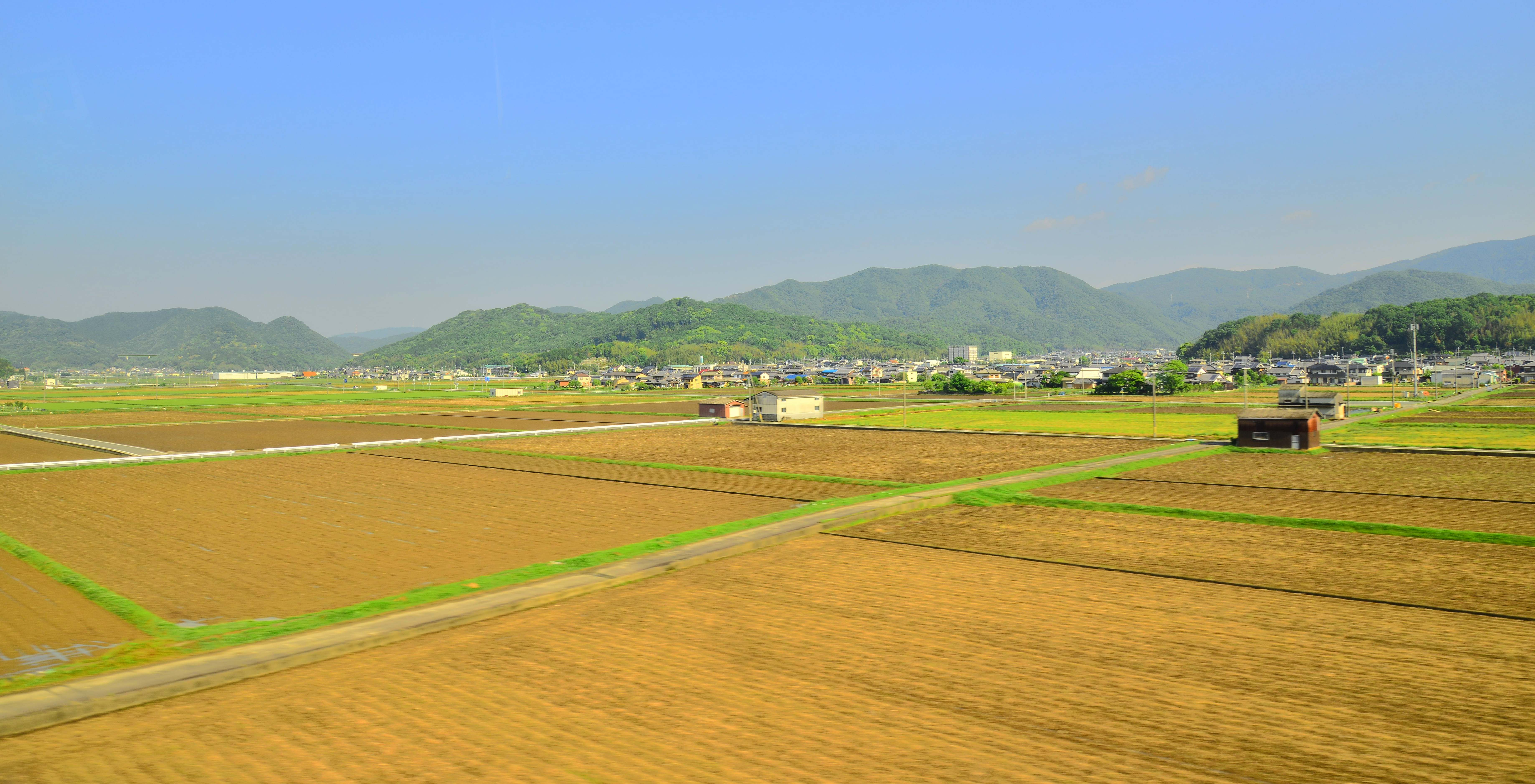 日本大阪的田野风光