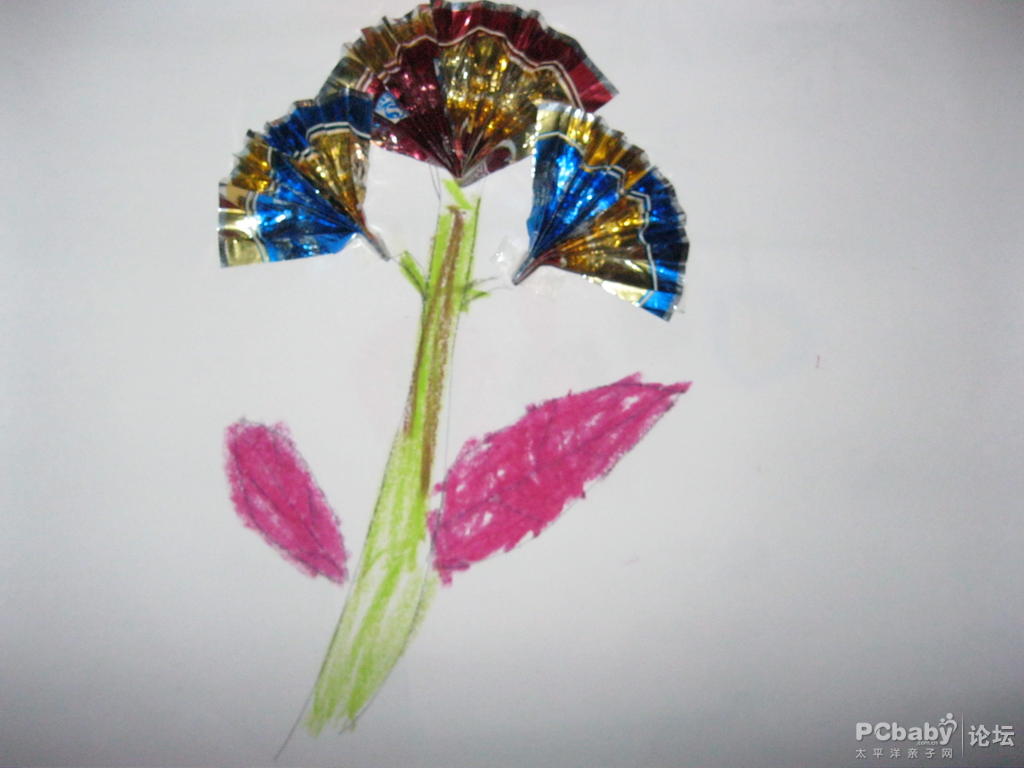 22.【花季手工】 糖纸花 顺利的一家