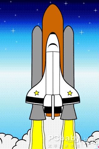 宇宙飞船简笔画速成素材案例分享