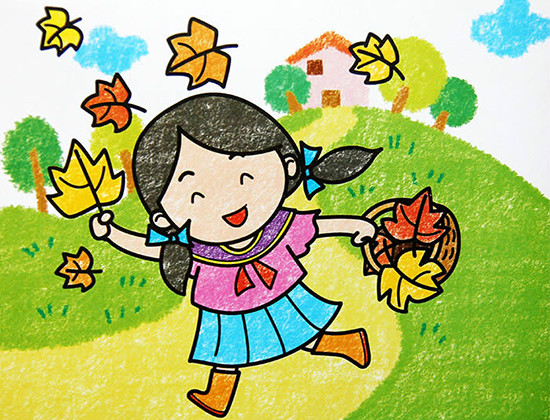 秋天的儿童画