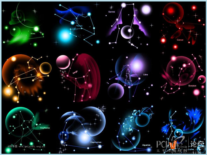 星座测试 十二星座符号的意义和祝福