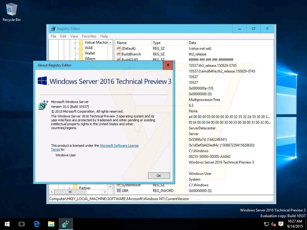 windows server 2016最新预览版