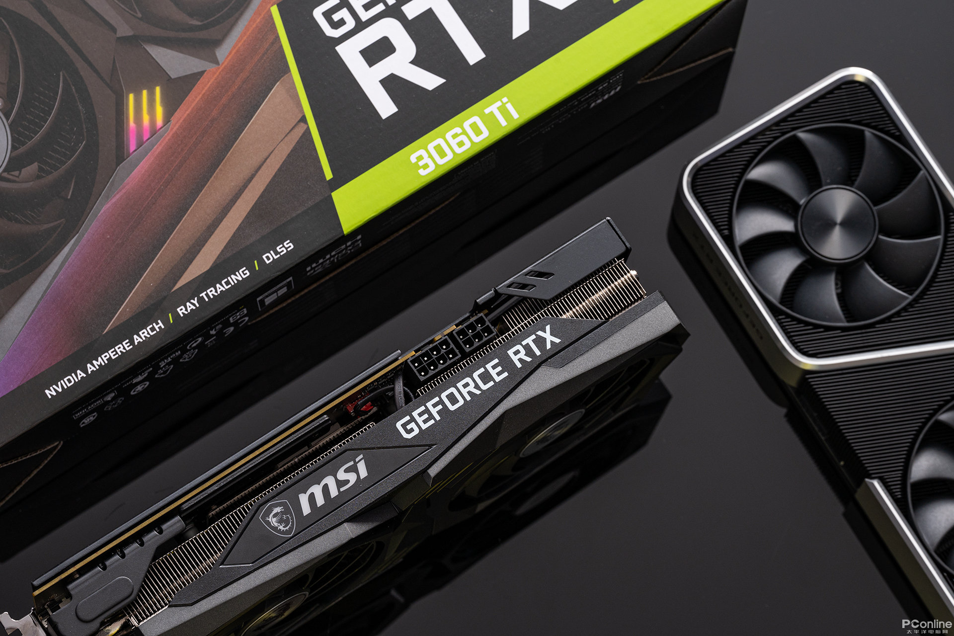 小巧身材内蕴藏强劲性能,微星rtx 3060 ti gaming x双风魔龙拆解图赏