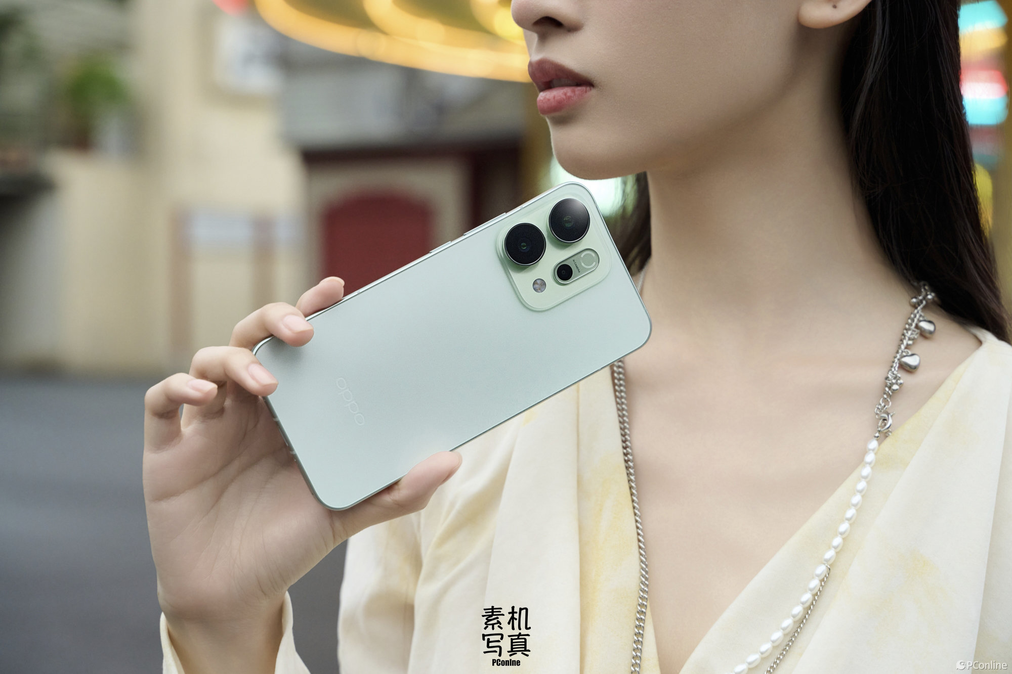 素机写真:OPPO Reno14人鱼姬的绡舞鳞辉