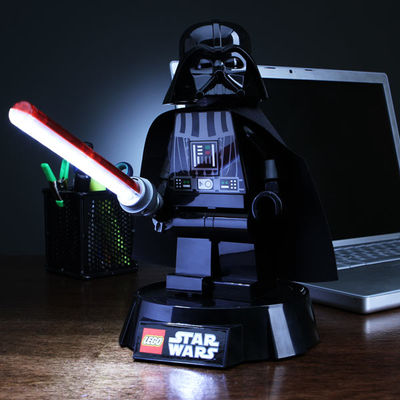 lego 乐高 darth vader desk 黑武士 lamp 光剑台灯