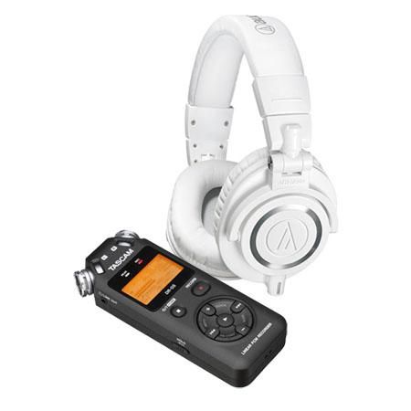 铁三角 ATH-M50x 耳机 + Tascam DR-05 录音