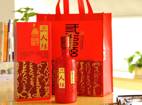 52°泸州老窖 三人炫 贺岁版1000ml*2 买一送一 169元