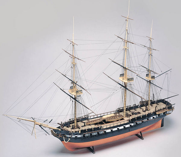 同类销量第一:revell 利华 uss constitution 美国宪法号 1:96模型 65