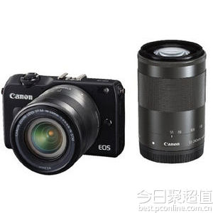 秒杀价:Canon 佳能 EOS M2 微单相机 双镜头套