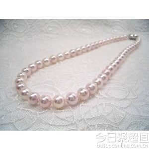 日本三重县特产:纯正淡水珍珠项链