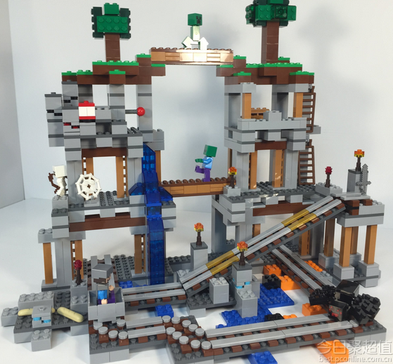 lego 乐高minecraft the mine 我的世界系列 矿场21118