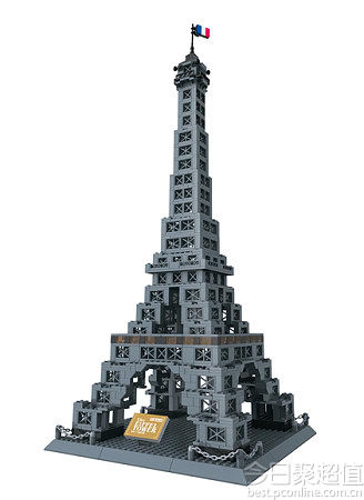 3,lego 乐高 经典建筑系列 巴黎铁塔(10181)   lego 乐高 巴黎铁塔