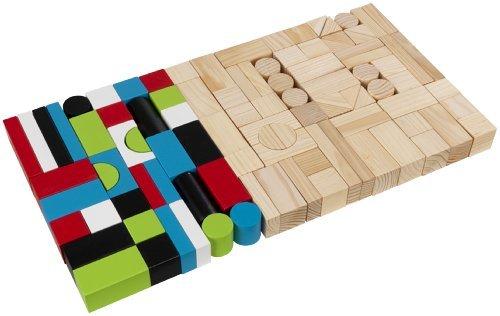 kidkraft wooden block set 100粒木质积木套装 99元包邮(199-100)