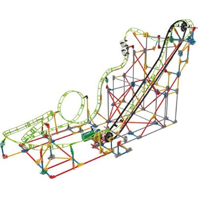 k"nex 科乐思 双重刺激过山车构建套装 飞机积木组装