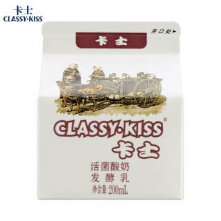 卡士 CLASSY.KISS 活菌酸奶发酵乳200ml*3 券