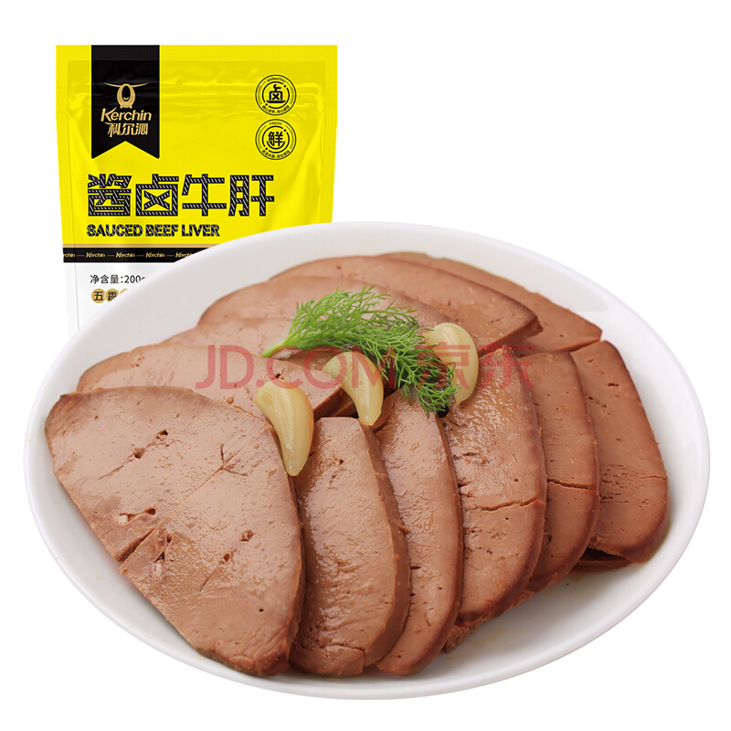 科尔沁 熟食腊味 酱卤牛肝五香味200g 折9.98元(5件)