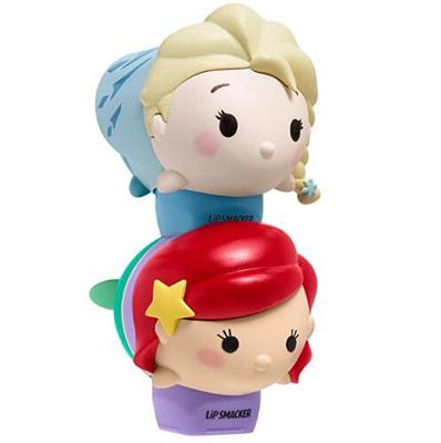 lip smacker disney tsum tsum lip balm duo, ariel mermazing grape