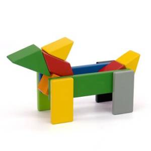 小米 MI 米兔儿童磁力积木玩具 积木拼装玩具 1