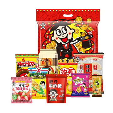 旺旺 年货零食大礼包 礼盒 680g 29.9元