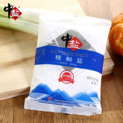 中盐 精制食用盐 350g*4袋 无碘 13.8元包邮